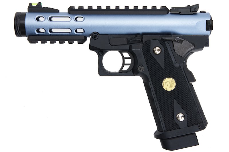 WE Galaxy Blue Slide K Frame Hi-Capa 5.1 Type A GBB Airsoft Pistol