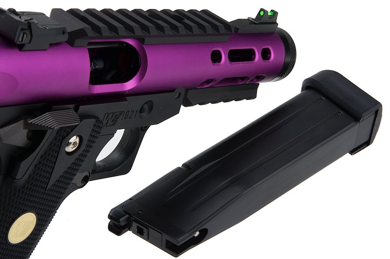 WE Galaxy Purple Slide K Frame Hi-Capa 5.1 Type A GBB Airsoft Pistol