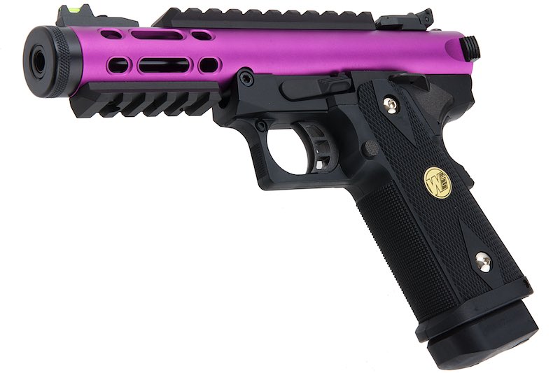 WE Galaxy Purple Slide K Frame Hi-Capa 5.1 Type A GBB Airsoft Pistol