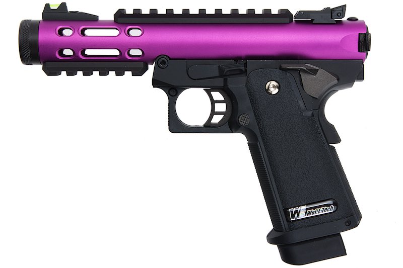 WE Galaxy Purple Slide R Frame Hi-Capa 5.1 Type GBB Airsoft Pistol