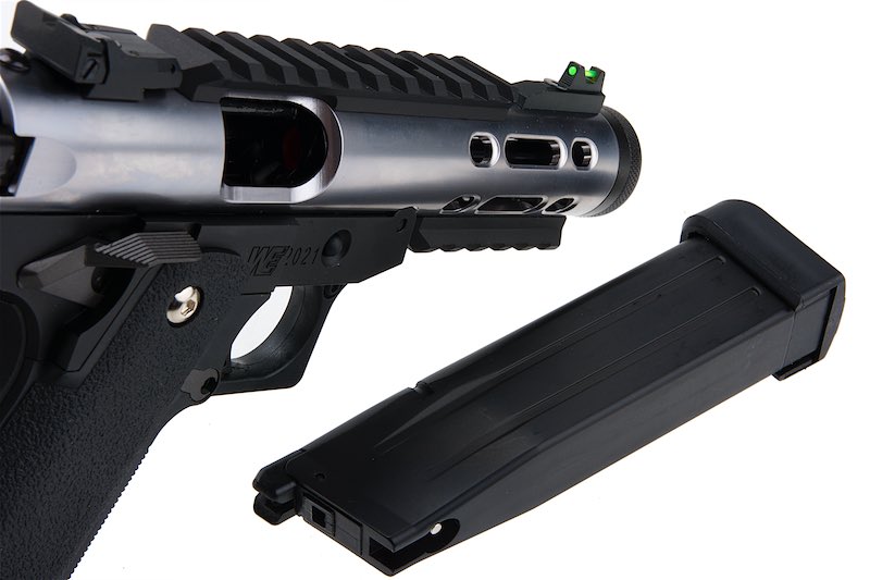 WE Galaxy Silver Slide R Frame Hi-Capa 5.1 Type A GBB Airsoft Pistol