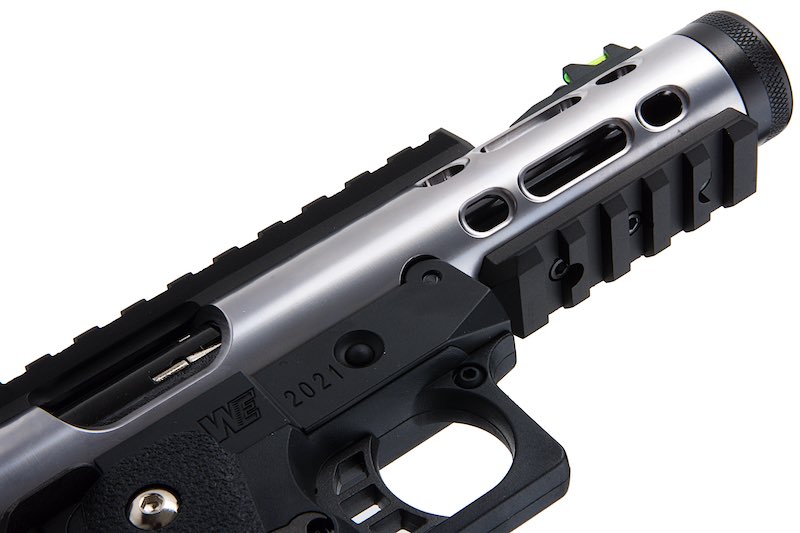 WE Galaxy Silver Slide R Frame Hi-Capa 5.1 Type A GBB Airsoft Pistol