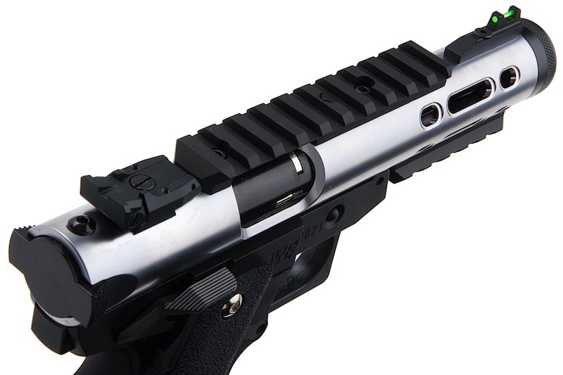 WE Galaxy Silver Slide R Frame Hi-Capa 5.1 Type A GBB Airsoft Pistol