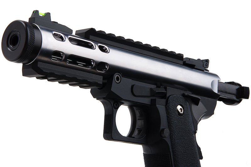 WE Galaxy Silver Slide R Frame Hi-Capa 5.1 Type A GBB Airsoft Pistol