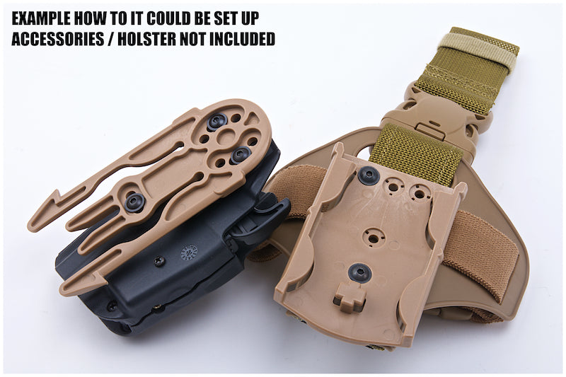 GK Tactical 0305 ML17 Molle Locking Receiver Plate (Dark Earth)