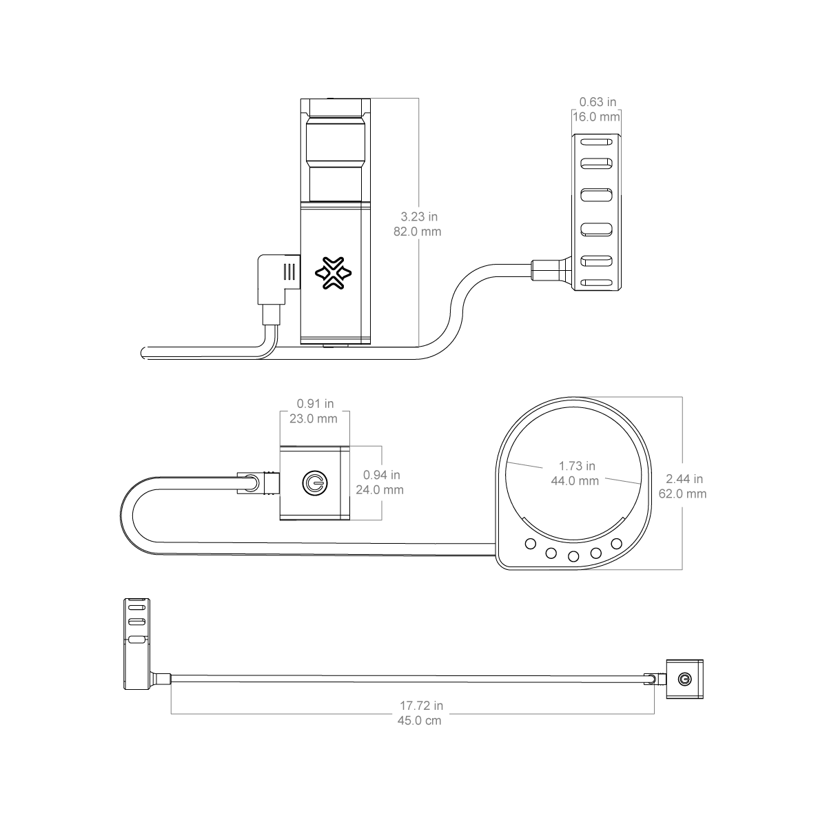 Vector Optics Electronic Scope Level with Dual-Indicator ACD System