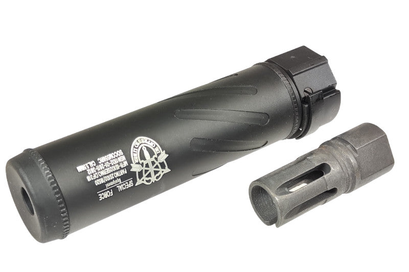 5KU Socom Mini 556 Monster QD 130mm 139-B Suppressor w/  Muzzle Brake (14mm CCW)