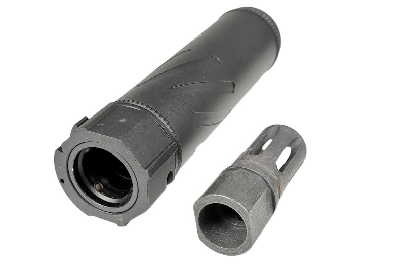 5KU Socom Mini 556 Monster QD 130mm 139-B Suppressor w/  Muzzle Brake (14mm CCW)