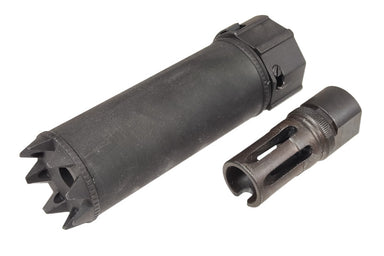 5KU Socom Mini 556 Monster QD 130mm 184-A Suppressor w/  Muzzle Brake (14mm CCW)