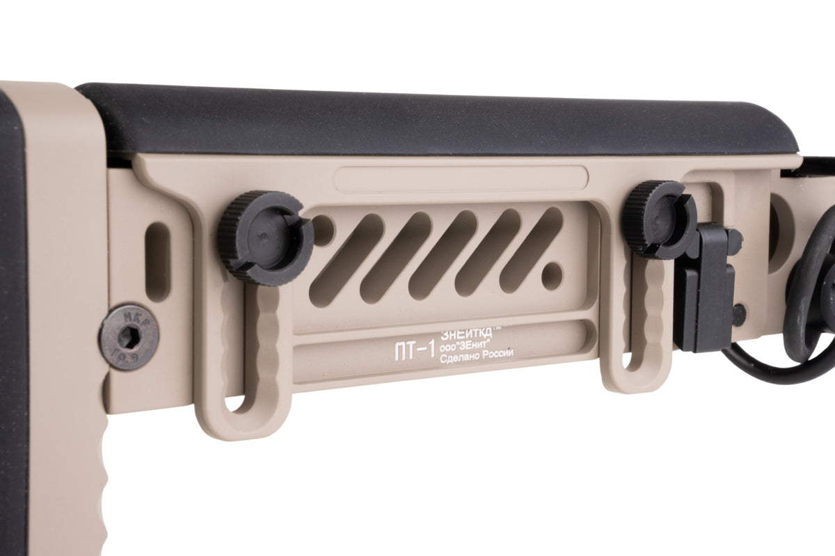 5KU AK PT-1 Telescopic Side Folding Gen 2 Stock for LCT/CYMA AK AEG / GHK AK GBB Airsoft (TAN)