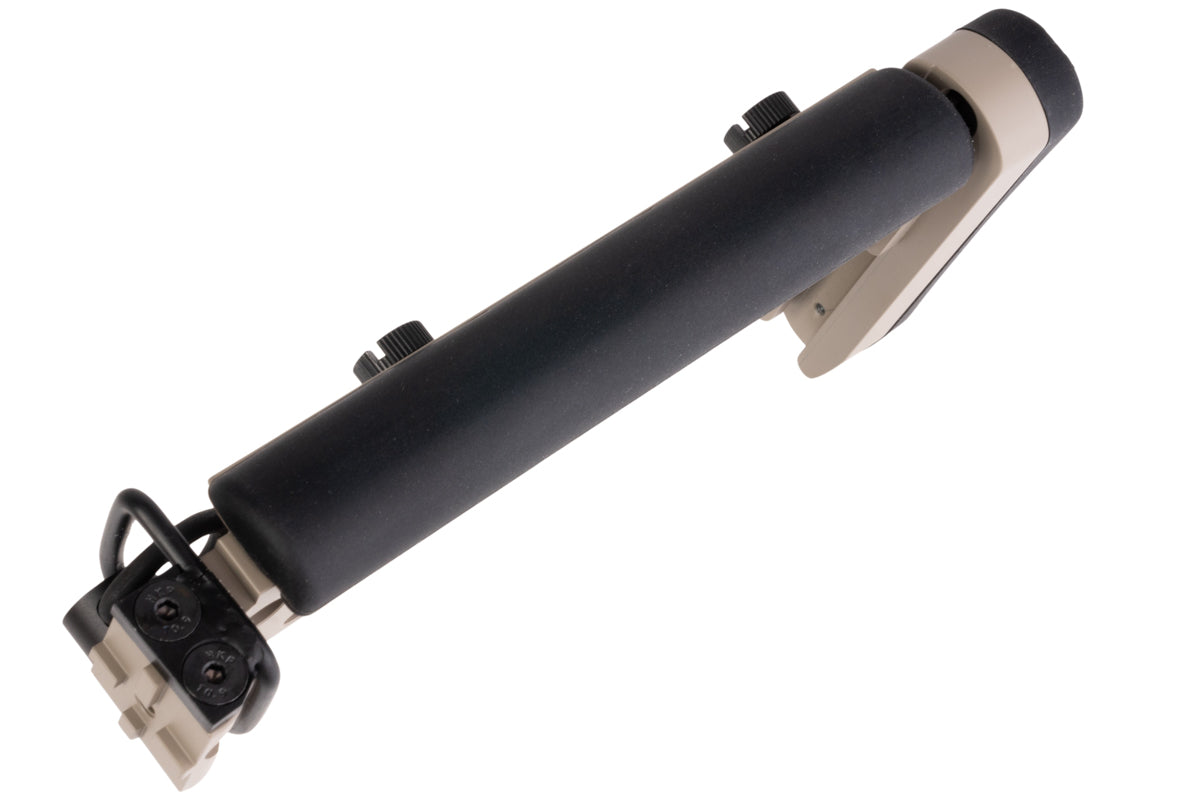 5KU AK PT-1 Telescopic Side Folding Gen 2 Stock for LCT/CYMA AK AEG / GHK AK GBB Airsoft (TAN)