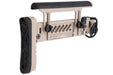 5KU AK PT-1 Telescopic Side Folding Gen 2 Stock for LCT/CYMA AK AEG / GHK AK GBB Airsoft (TAN)