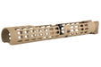 5KU VS-24 Aluminum AK Long Tubular Keymod Handguard for CYMA AK AEG Airsoft (Tan)
