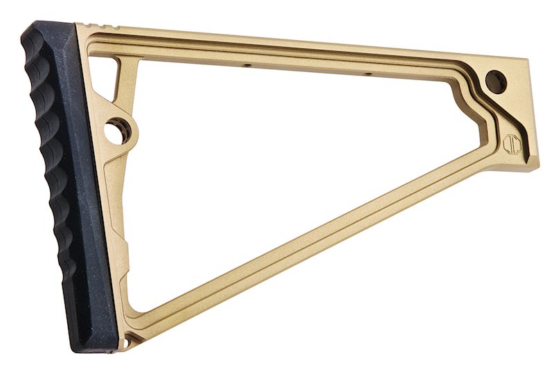 5KU SS-8RP Triangle Stock w/ Buttpad and 1913 Folding Mech for 20mm Rail (Dark Earth)