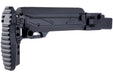 5KU Telescopic Buttstock with Cheek Riser For GHK AKM GBB V2 Airsoft
