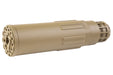 5KU CGS SCI-SIX Style Airsoft Suppressor (Tan)
