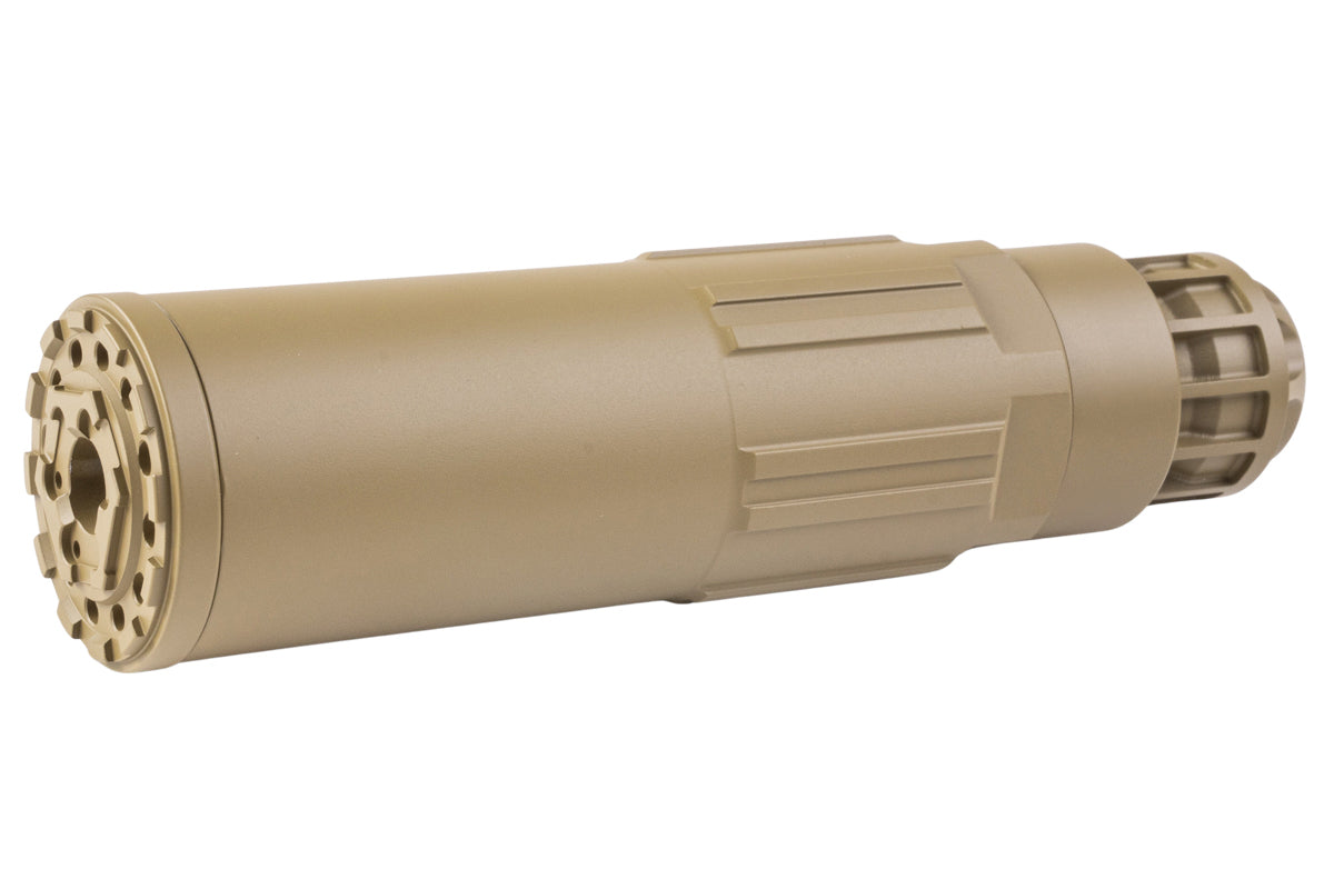 5KU CGS SCI-SIX Style Airsoft Suppressor (Tan)
