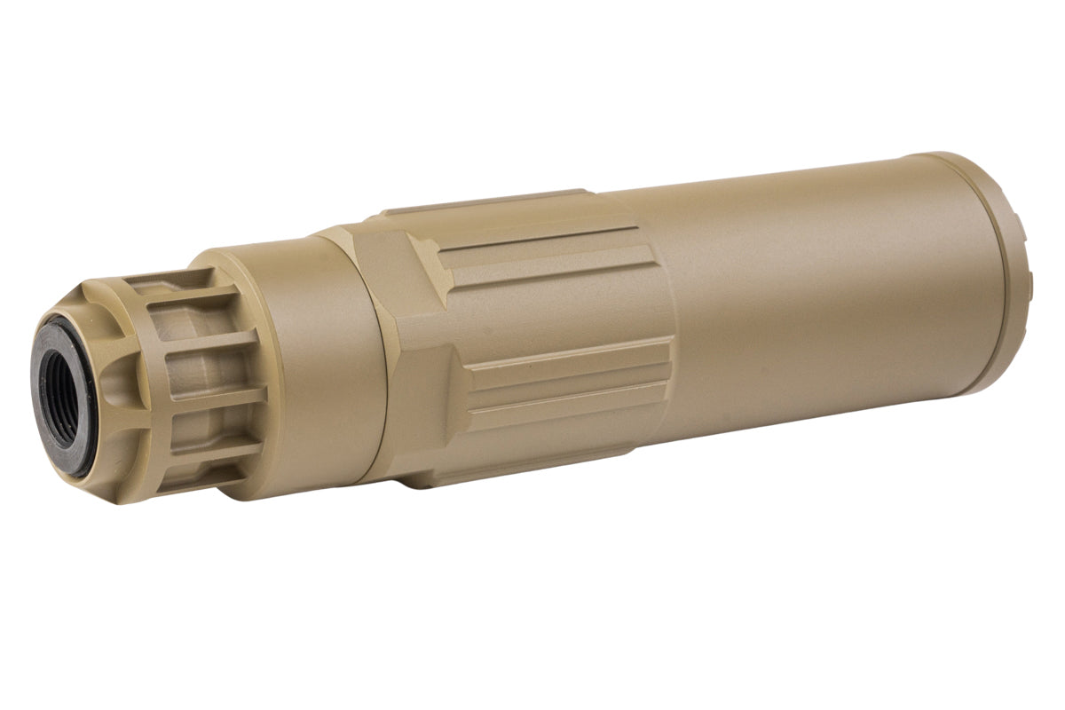 5KU CGS SCI-SIX Style Airsoft Suppressor (Tan)