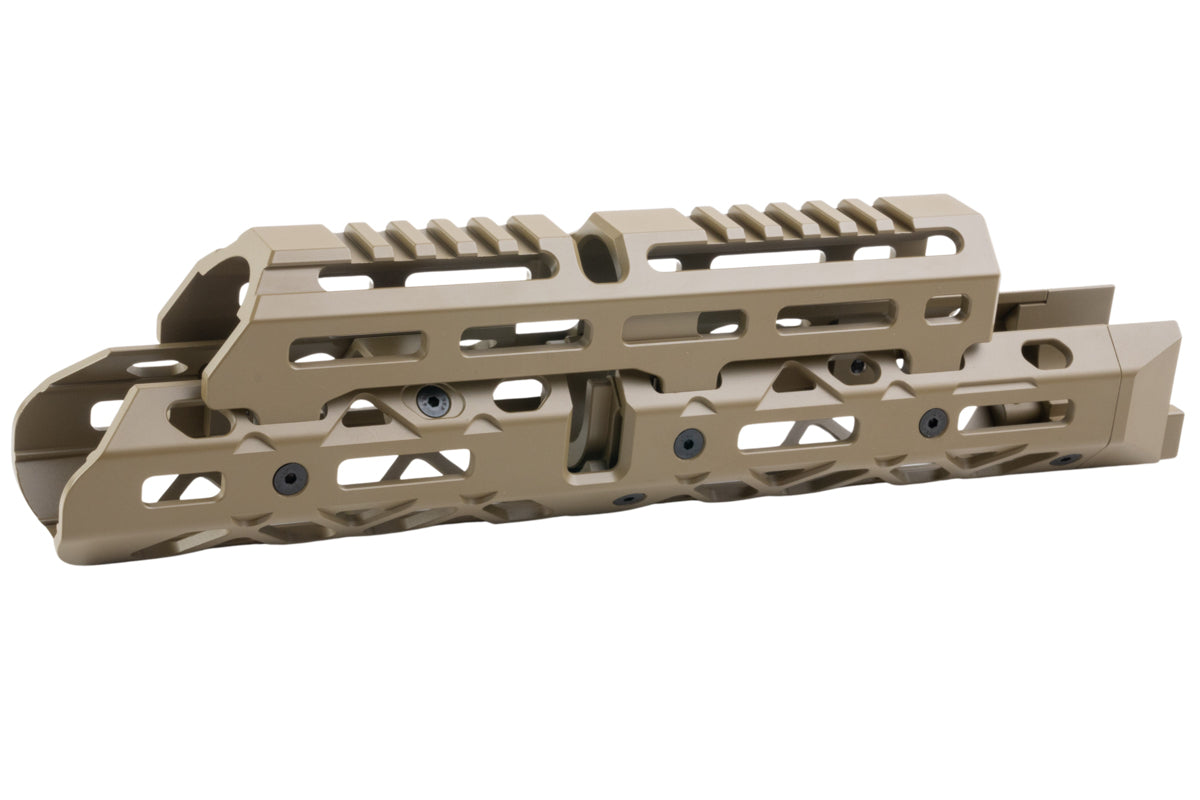 5KU 1U020B Medium Handguard for CYMA AKM/AK74S/AK105 Airsoft AEG (Tan)