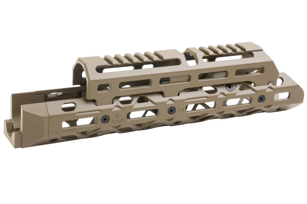 5KU 1U020B Medium Handguard for CYMA AKM/AK74S/AK105 Airsoft AEG (Tan)