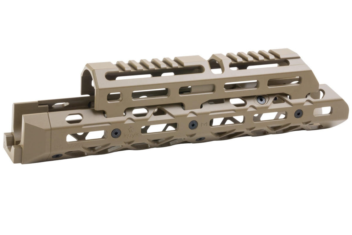 5KU 1U020B Medium Handguard for GHK/LCT AKM/AK74S/AK105 Airsoft Rifle (Tan)