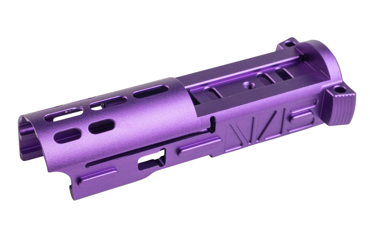 5KU CNC Aluminum Lightweight Blowback Unit For Action Army AAP01 GBB Airsoft (Type 2/ Purple)