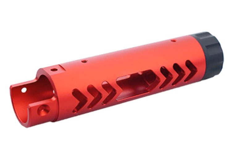 5KU Aluminum Type C Outer Barrel For Action Army AAP 01 GBB Airsoft Pistol (Red)