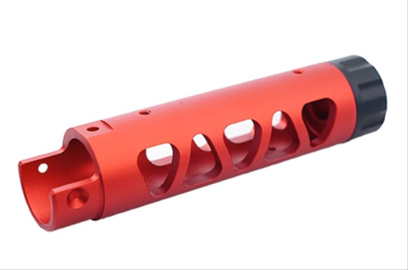 5KU Aluminum Type D Outer Barrel For Action Army AAP 01 GBB Airsoft Pistol (Red)