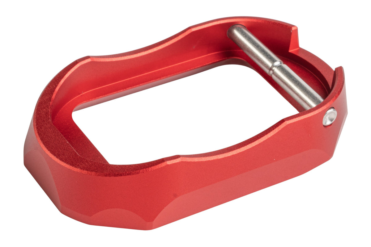 5KU Aluminum Magwell For Tokyo Marui Hi Capa GBB Airsoft (SPY Style/ Red)