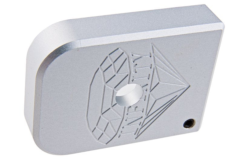 5KU 2011 Infinity Magazine Base For Tokyo Marui Hi Capa GBB Airsoft (Silver)