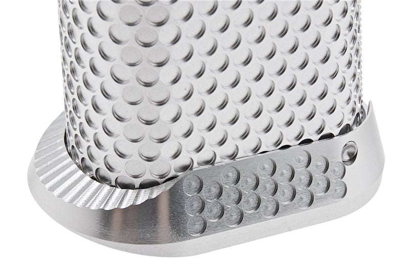 5KU CNC Aluminum Infinity Style Grip For Tokyo Marui Hi Capa GBB (Type 1/ Silver)
