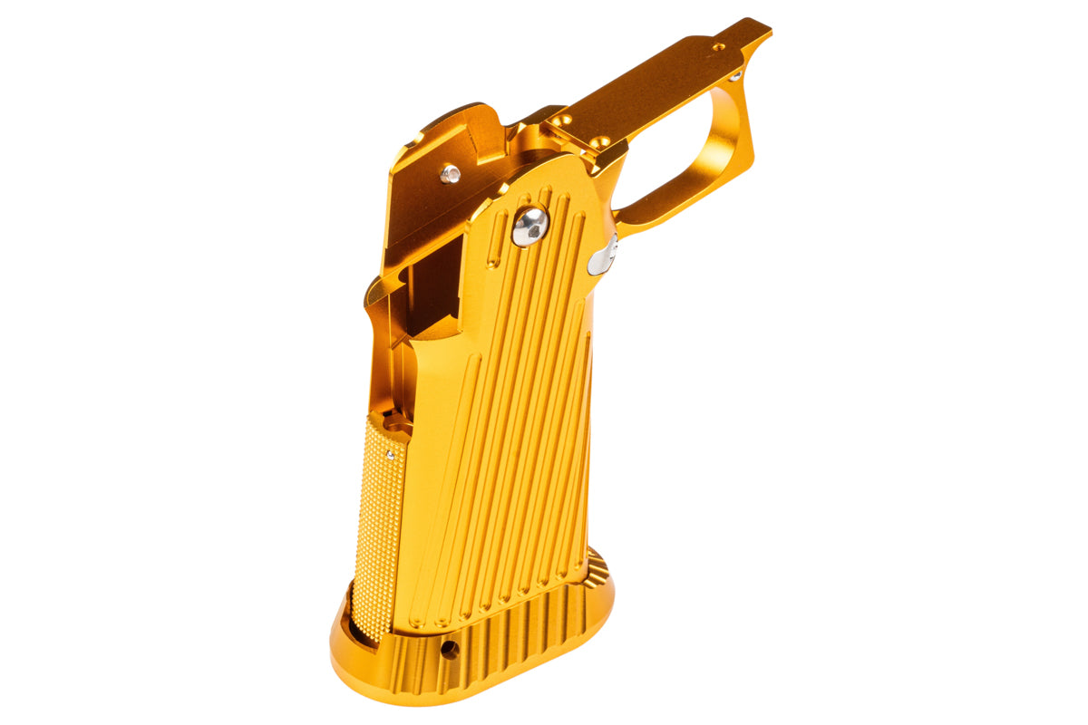 5KU Tokyo Marui Hi Capa GBB CNC Aluminum Grip (Infinity Style, Type 2) - Gold