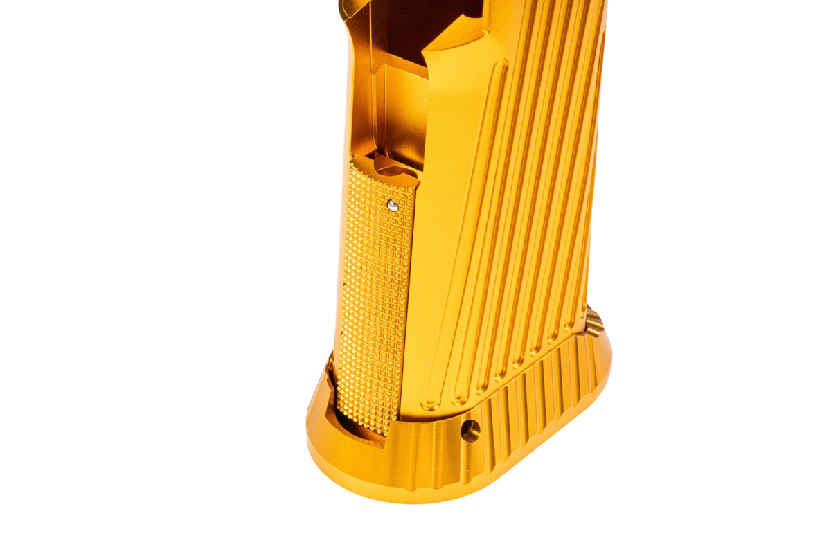 5KU Tokyo Marui Hi Capa GBB CNC Aluminum Grip (Infinity Style, Type 2) - Gold