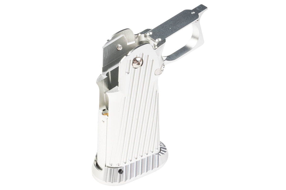 5KU CNC Aluminum Infinity Style Grip For Tokyo Marui Hi Capa GBB (Type 2/ Silver)