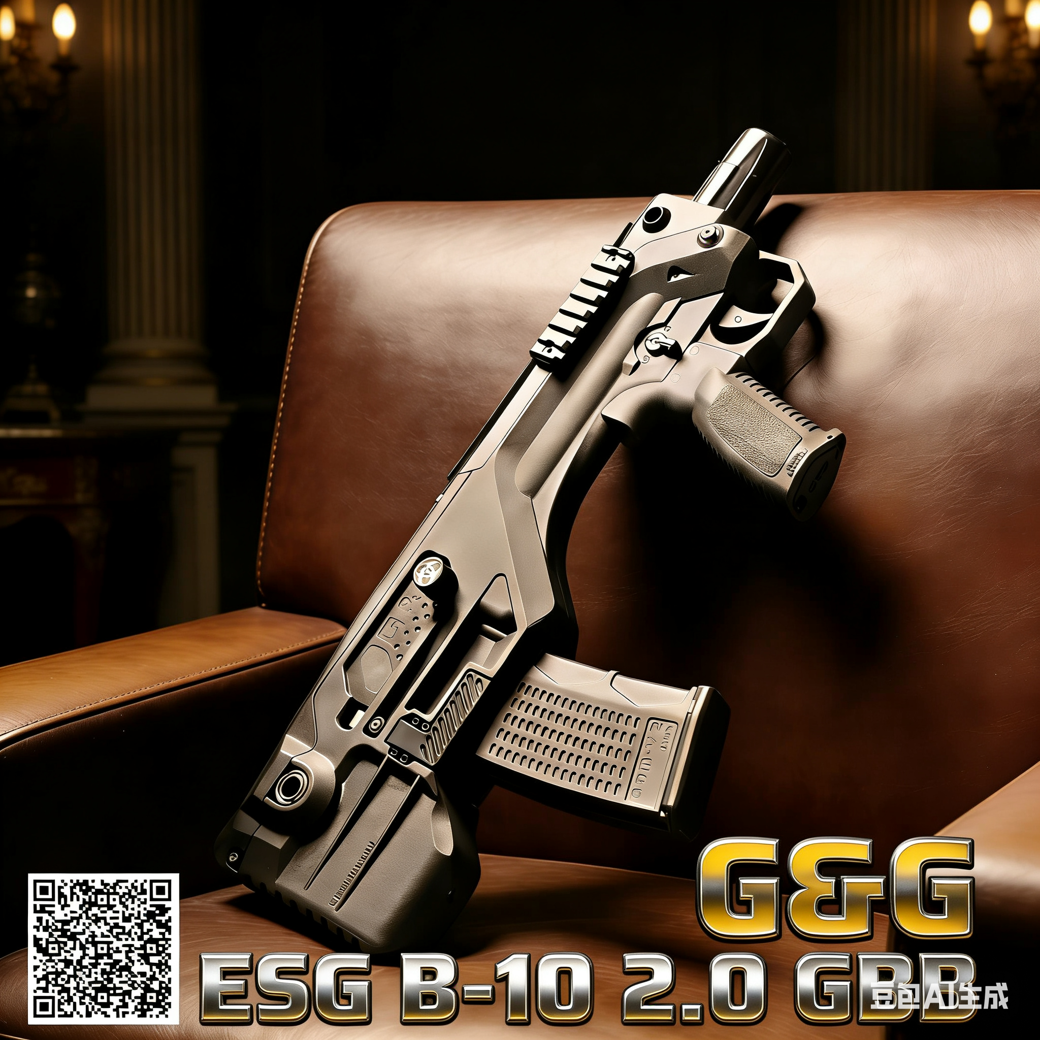 G&G ESG B-10 2.0 GBB Airsoft Shotgun (Use AEG Mag)