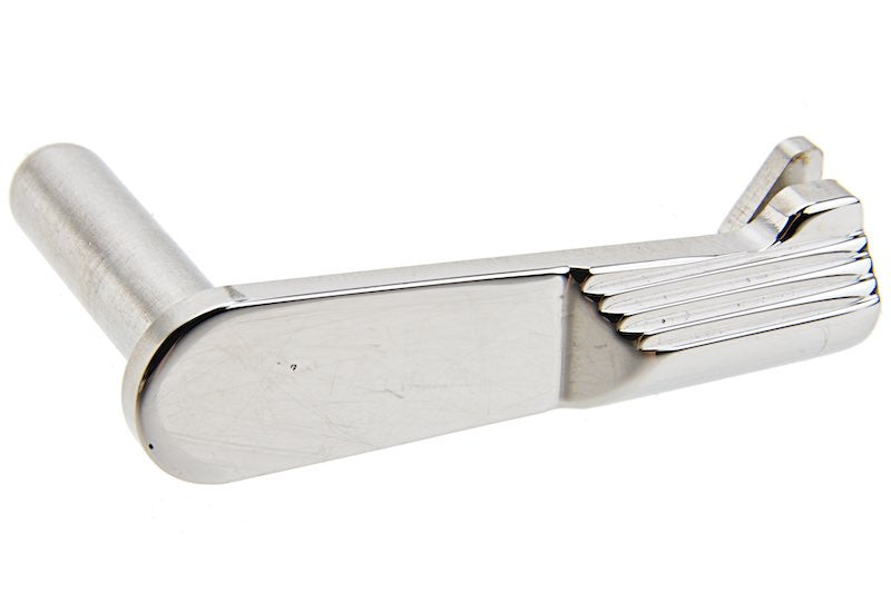 5KU Stainless Steel Type 3 Slide Stop for Tokyo Marui Hi Capa GBB Airsoft (Silver)