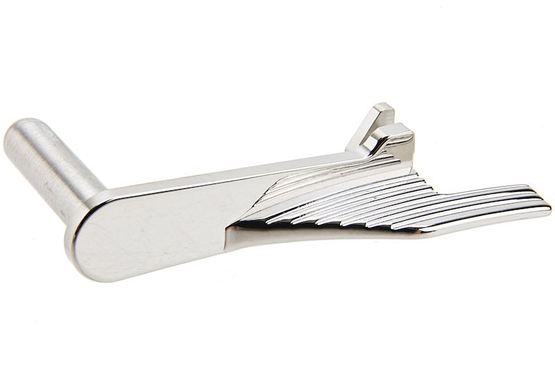 5KU Stainless Steel Extended Slide Stop For Marui Hi Capa Airsoft GBB (Silver)