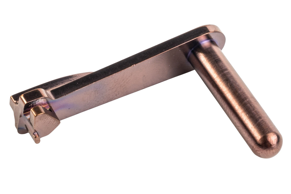5KU Stainless Steel Slide Stop For Tokyo Marui Hi Capa GBB Airsoft (Type 6/ Brown)