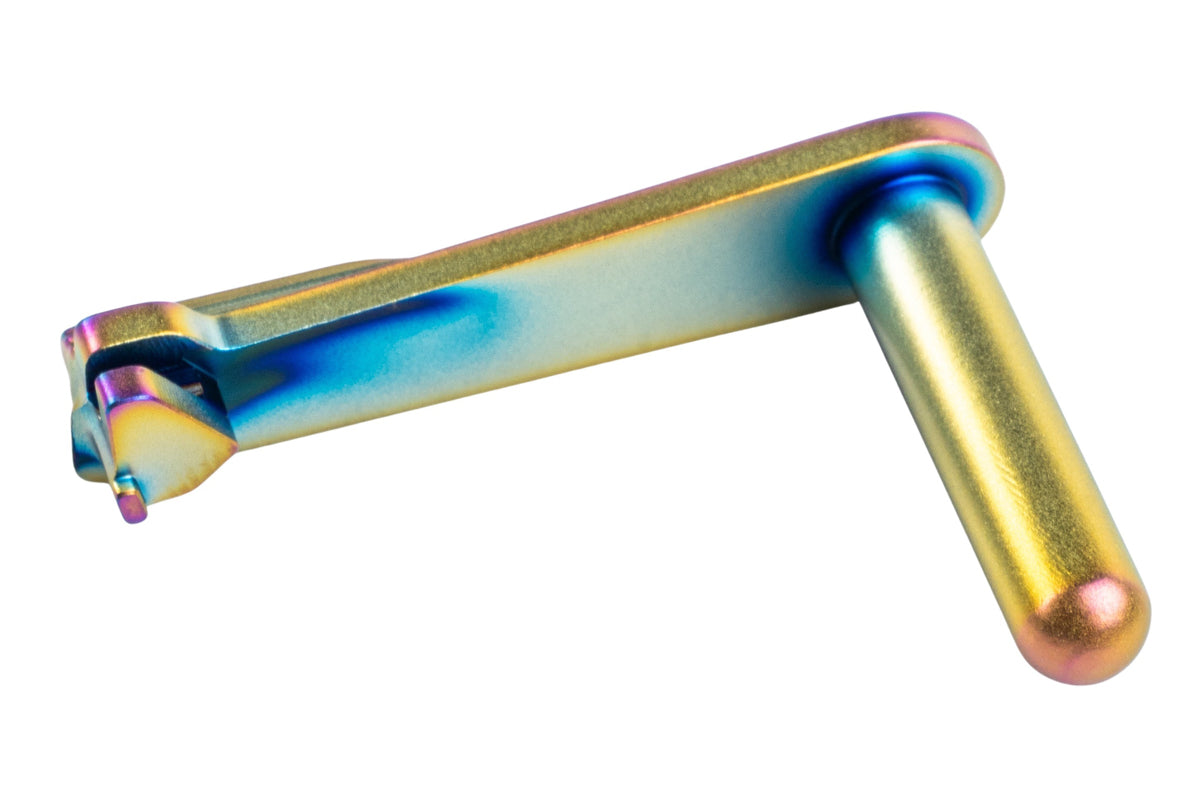 5KU Slide Stop (Stainless Steel) for Tokyo Marui Hi Capa GBB (Type 7) - Rainbow