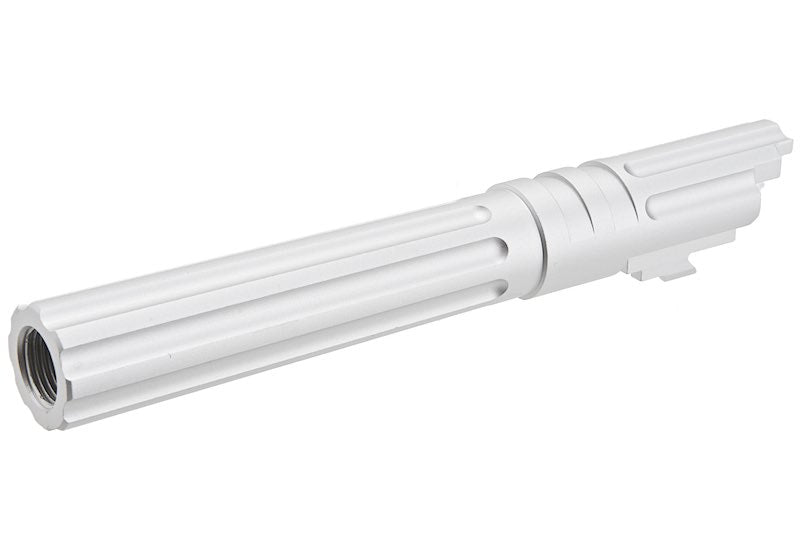 5KU Aluminum Type 1 Outer Barrel For Tokyo Marui Hi Capa 5.1 GBB Airsoft Pistol (Silver)
