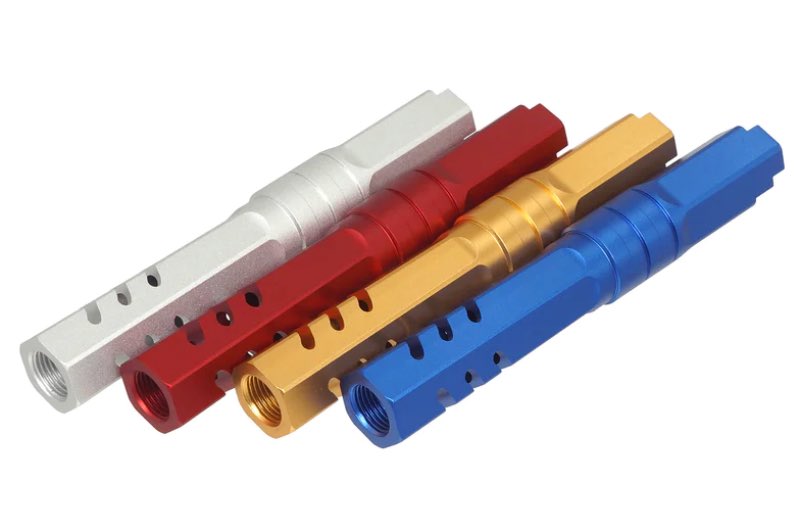 5KU Aluminum Type 2 Outer Barrel For Tokyo Marui Hi Capa 4.3 GBB Airsoft (Gold)