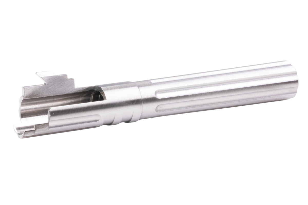 5KU Stainless Steel Straight Patterned Outer Barrel For Tokyo Marui Hi Capa 5.1 GBB Airsoft (M11 CW)