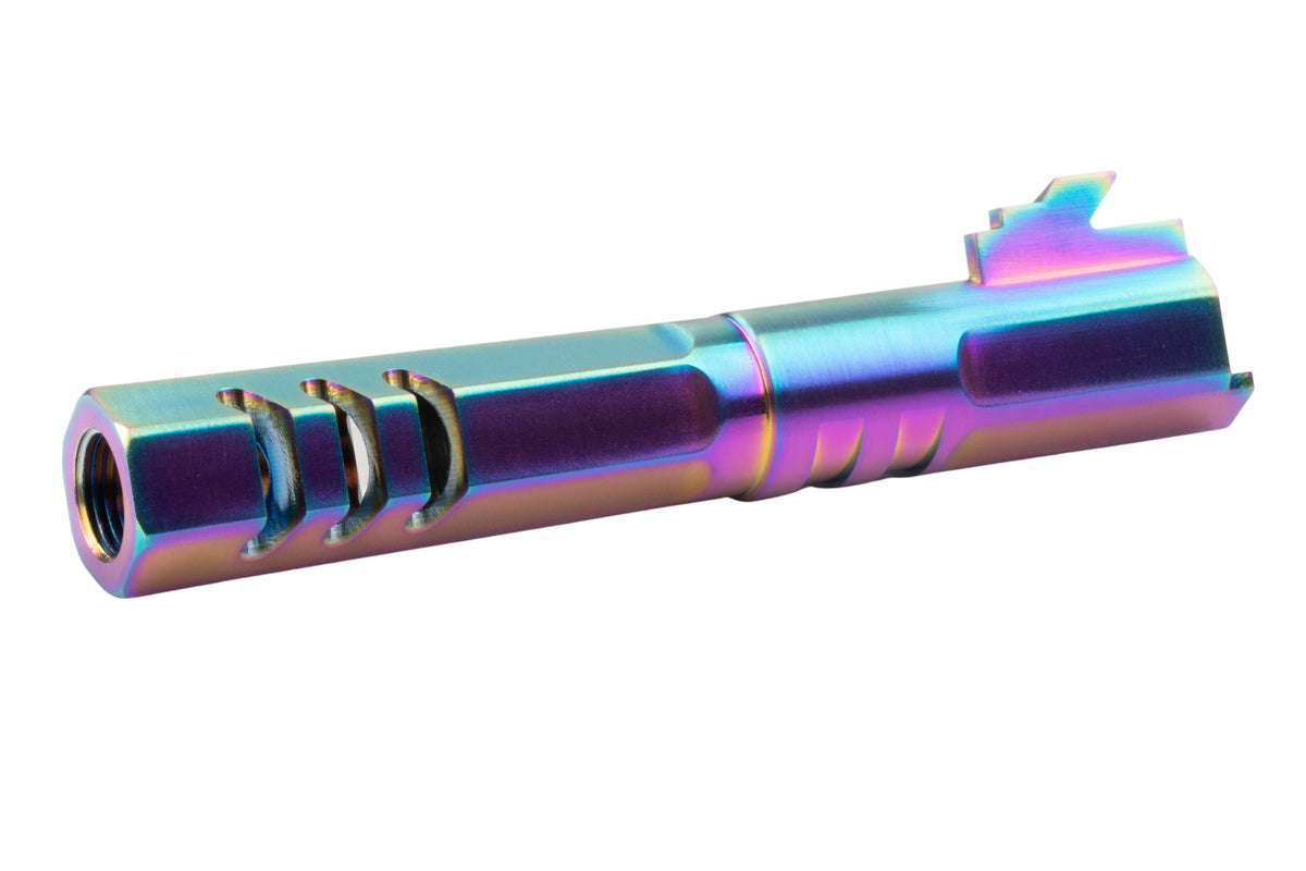 5KU Stainless Steel Outer Barrel For Tokyo Marui Hi Capa 4.3 GBB Airsoft (M11 CW/ Rainbow)