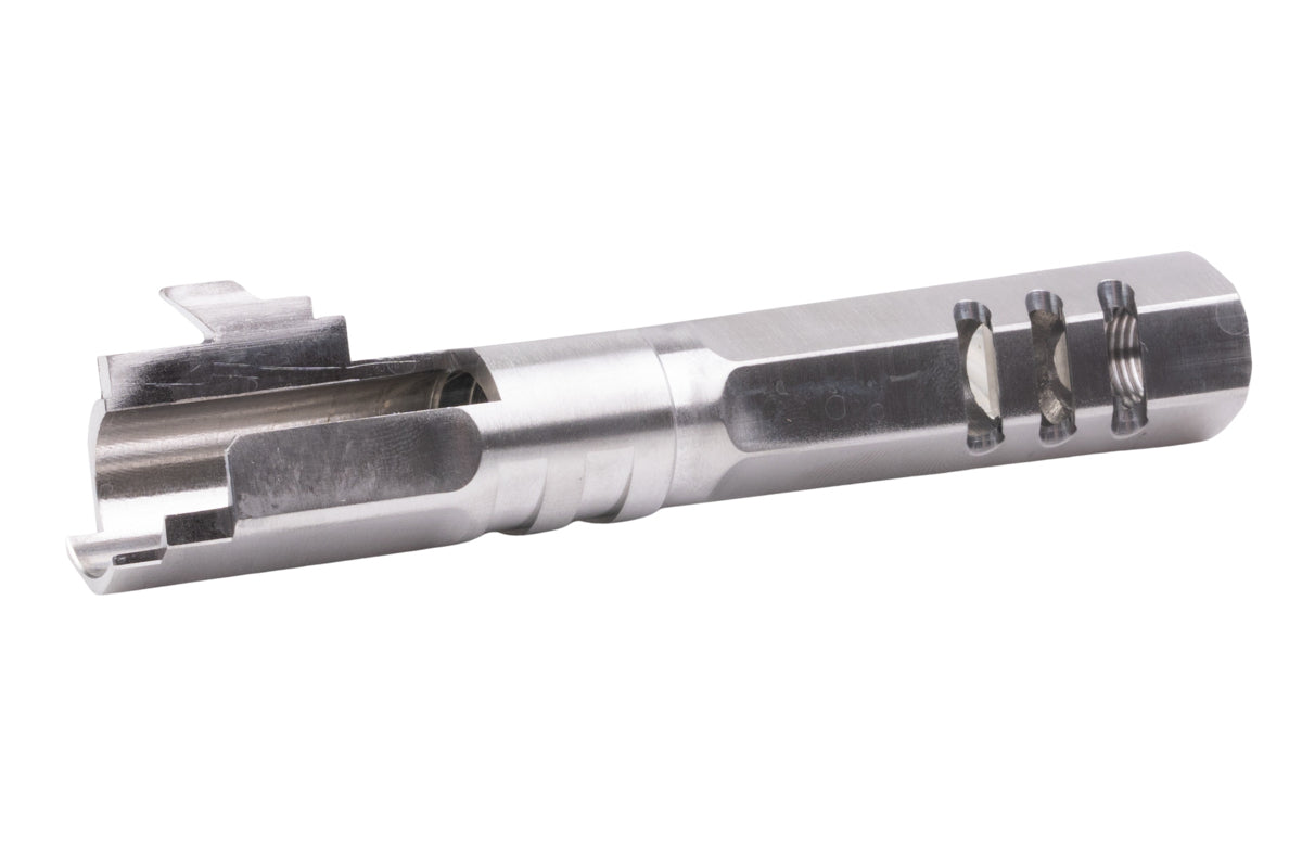 5KU Stainless Steel Outer Barrel For Tokyo Marui Hi Capa 4.3 GBB Airsoft (M11 CW/ Silver)