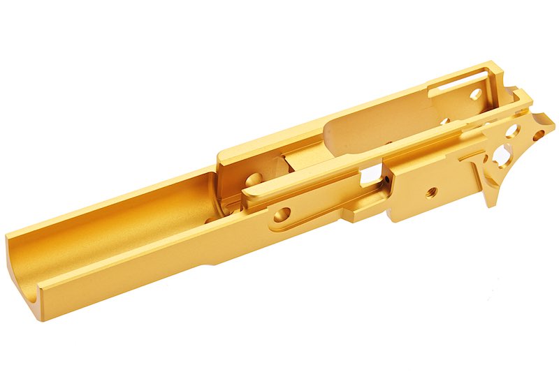 5KU 3.9 inch Type 2 Infinity Aluminum Frame For Tokyo Marui Hi Capa GBB Pistol (Gold)