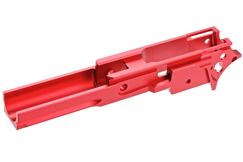 5KU Aluminum 3.9 inch Frame For Tokyo Marui Hi Capa GBB (Type 3/ Red)