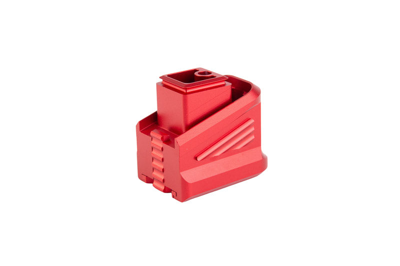 5KU CNC Aluminum Magazine Extension Pad For Tokyo Marui G Series GBB (Red)