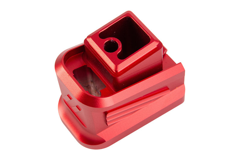 5KU CNC Aluminum Magazine Extension Pad For Tokyo Marui G Series GBB (Red)