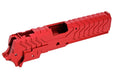 5KU Aluminum Slide & Frame For Tokyo Marui Hi Capa GBB Airsoft (Martix Type/ Red)