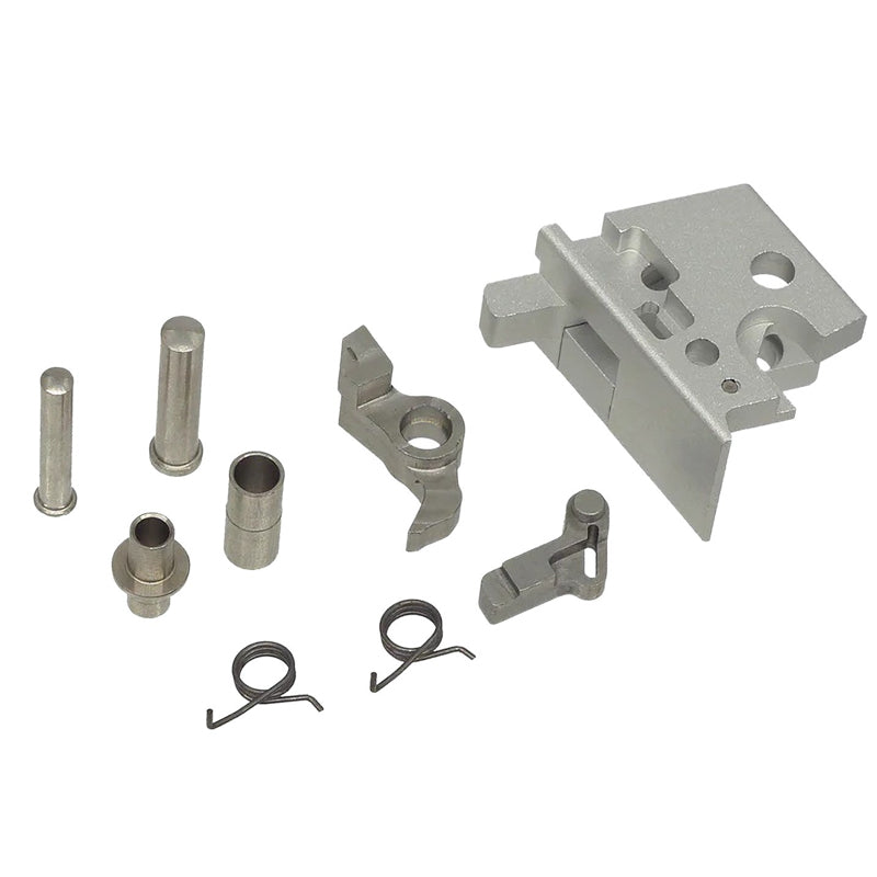 5KU Aluminum Matrix Style Slide & Middle Frame Set For Tokyo Marui Hi Capa GBB Airsoft (Interchangeable Comp/ Red/Gold)